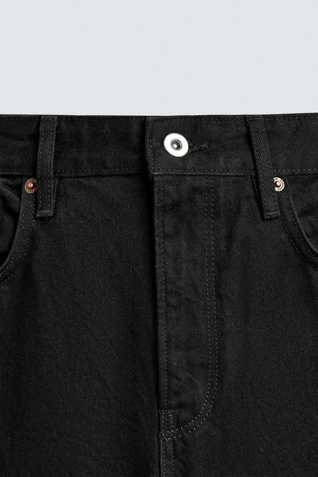JEANS FLARE FIT ROTOS / Negro - Zara фото 22