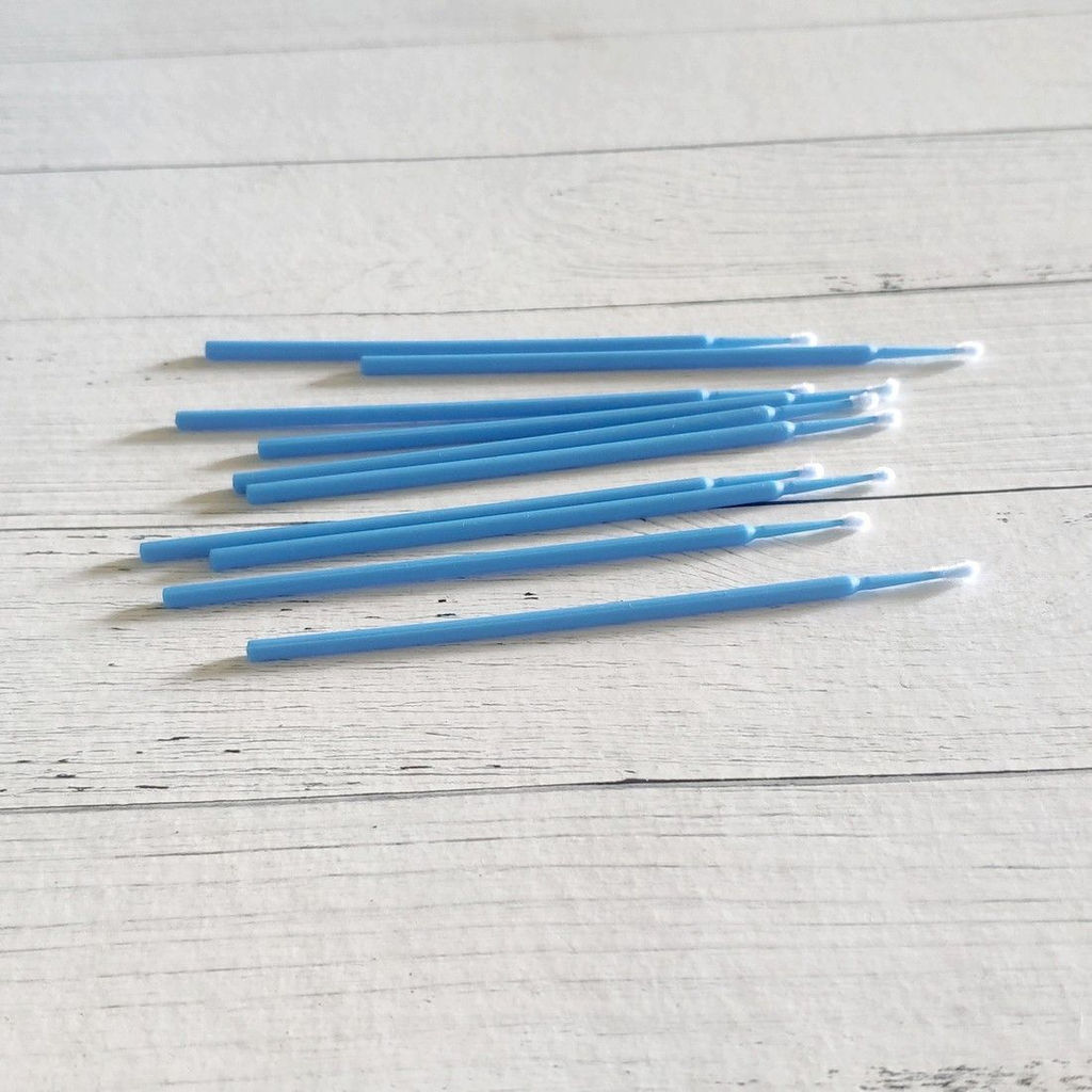 Kristaller Микробраши одноразовые для нанесения растворов / MA-100 Regular, синий, 100 шт фото 3