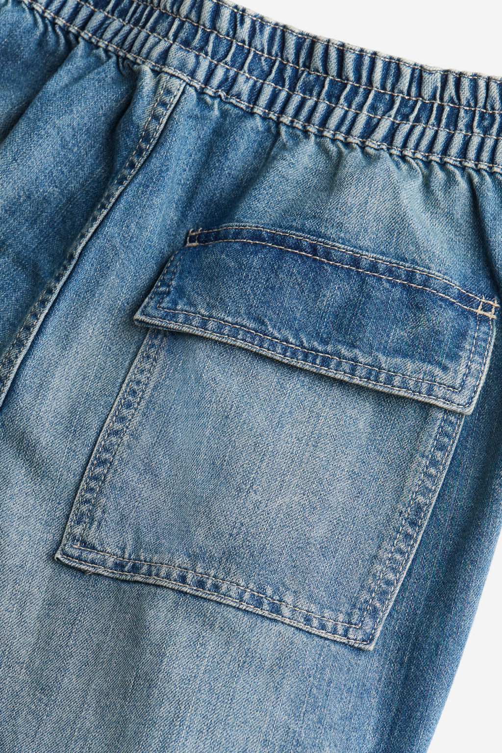 Pantal?n parachute en denim - H&m фото 3