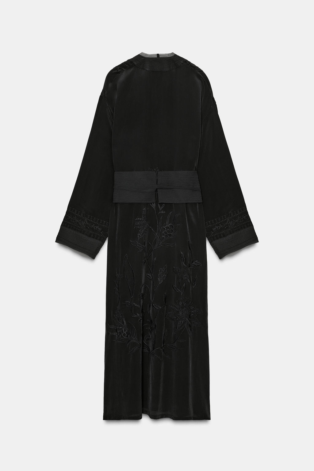 ZW COLLECTION LIMITED EDITION EMBROIDERED SASH KIMONO - Zara фото 7