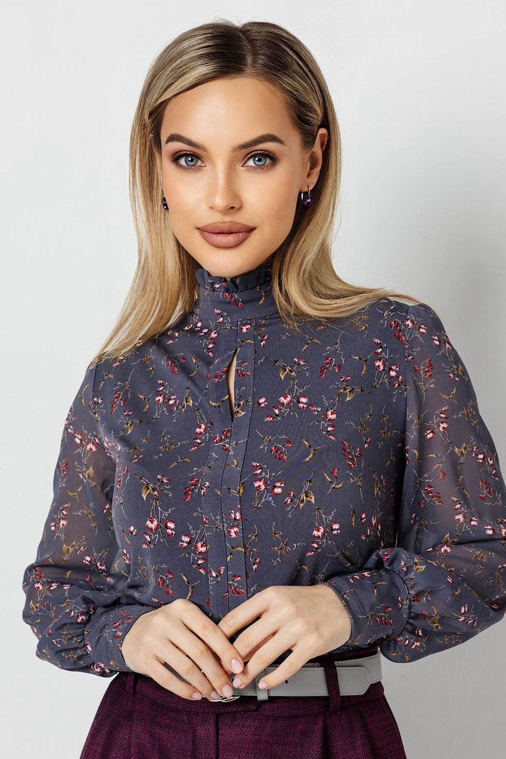 Блузка женская 3071/09/Антрацитовый