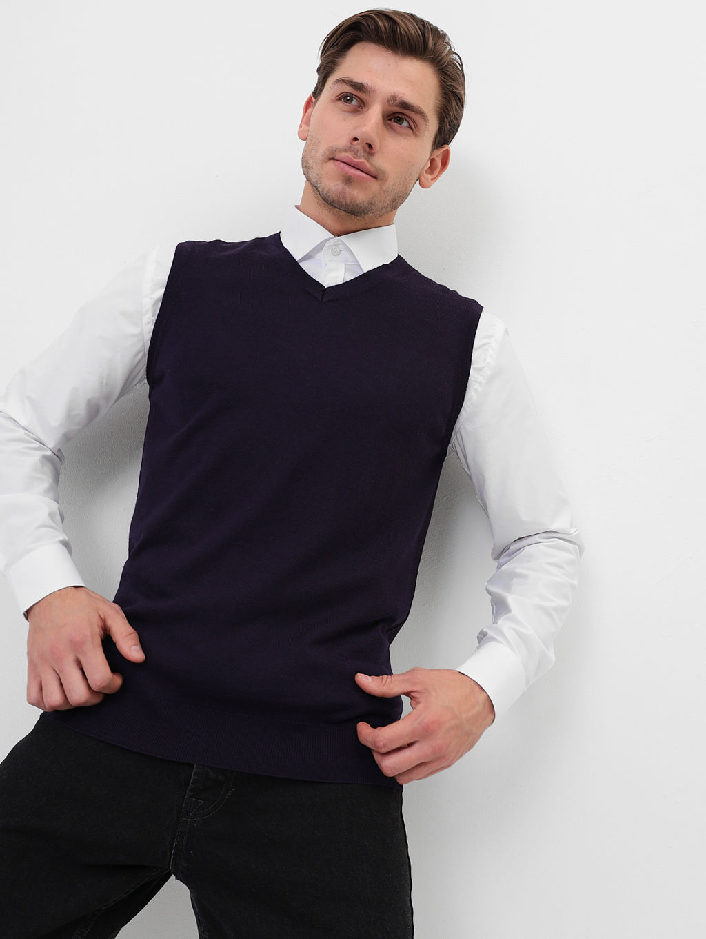 Жилет мужской GREG G125-EV (фиолет)  фото 6