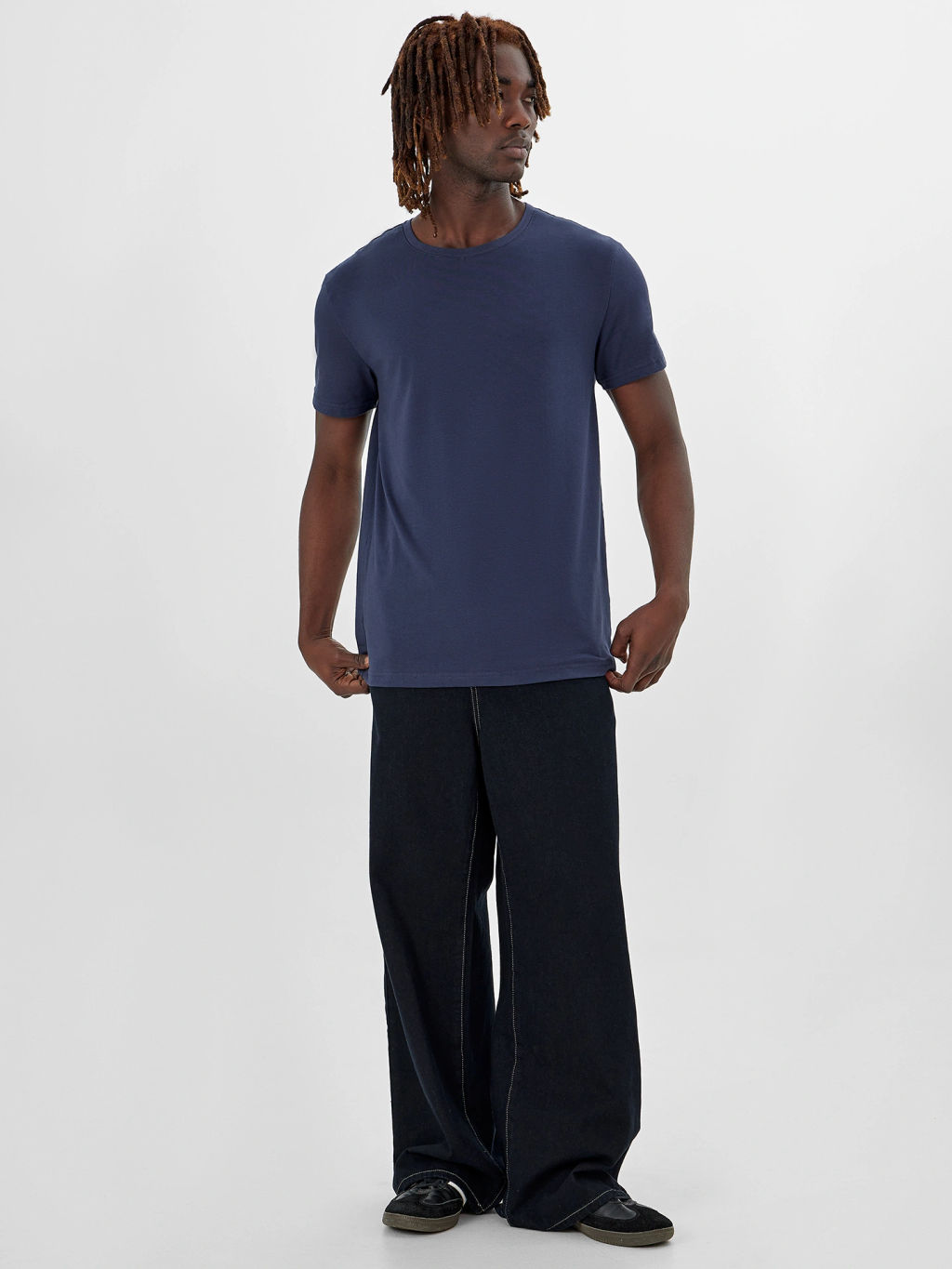 Футболка мужская синяя темно -синий 111926 - Mark formelle фото 2