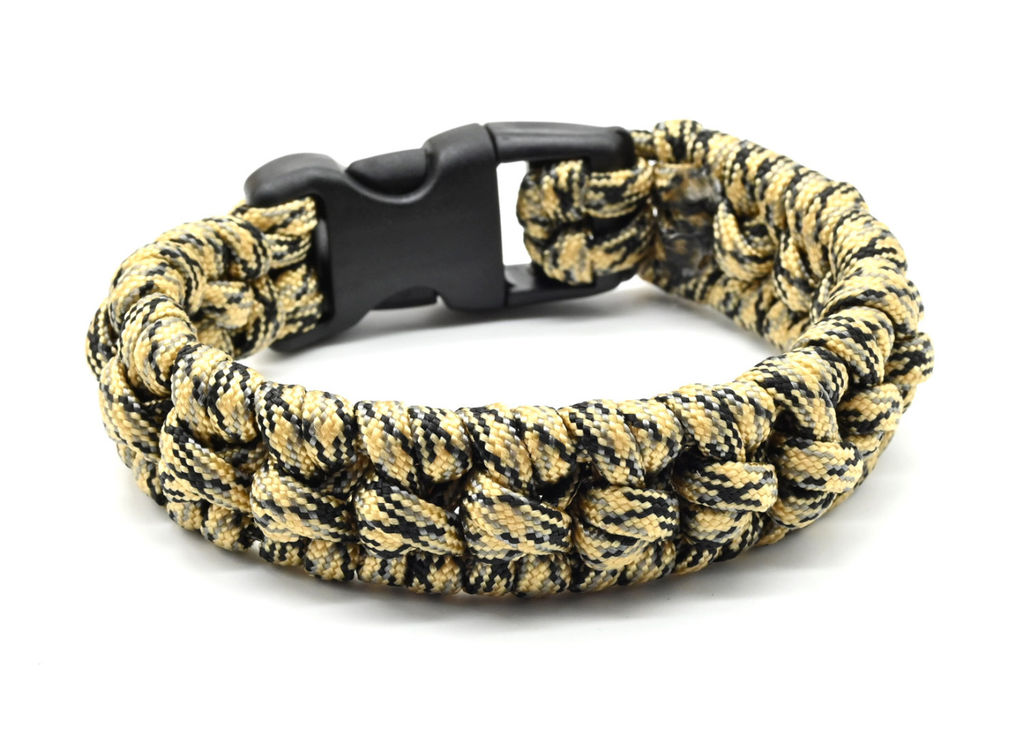 Мужской браслет из паракорда 18-19см, цв.песочный