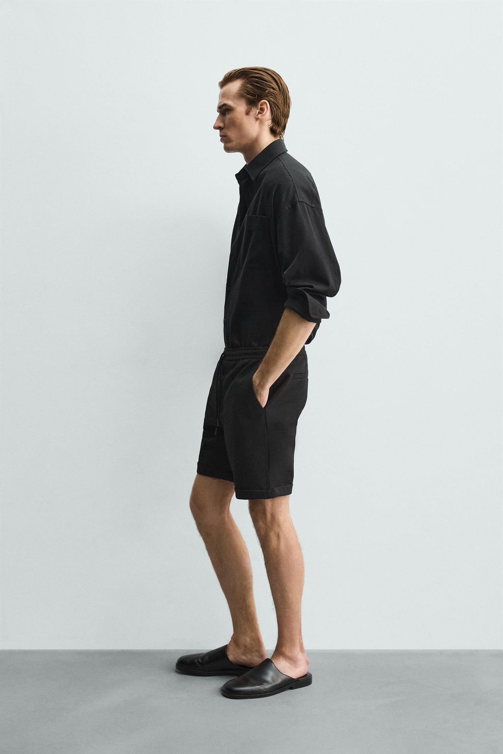 BERMUDA REGULAR FIT CONFORT / Negro - Zara фото 4