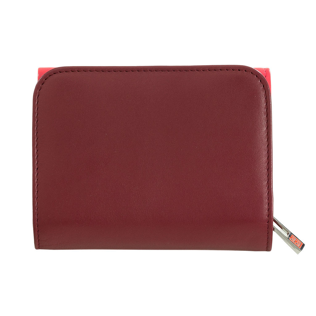 Итальянский кожаный кошелек DuDu серии Pemba | малиновый - Dudubags фото 4