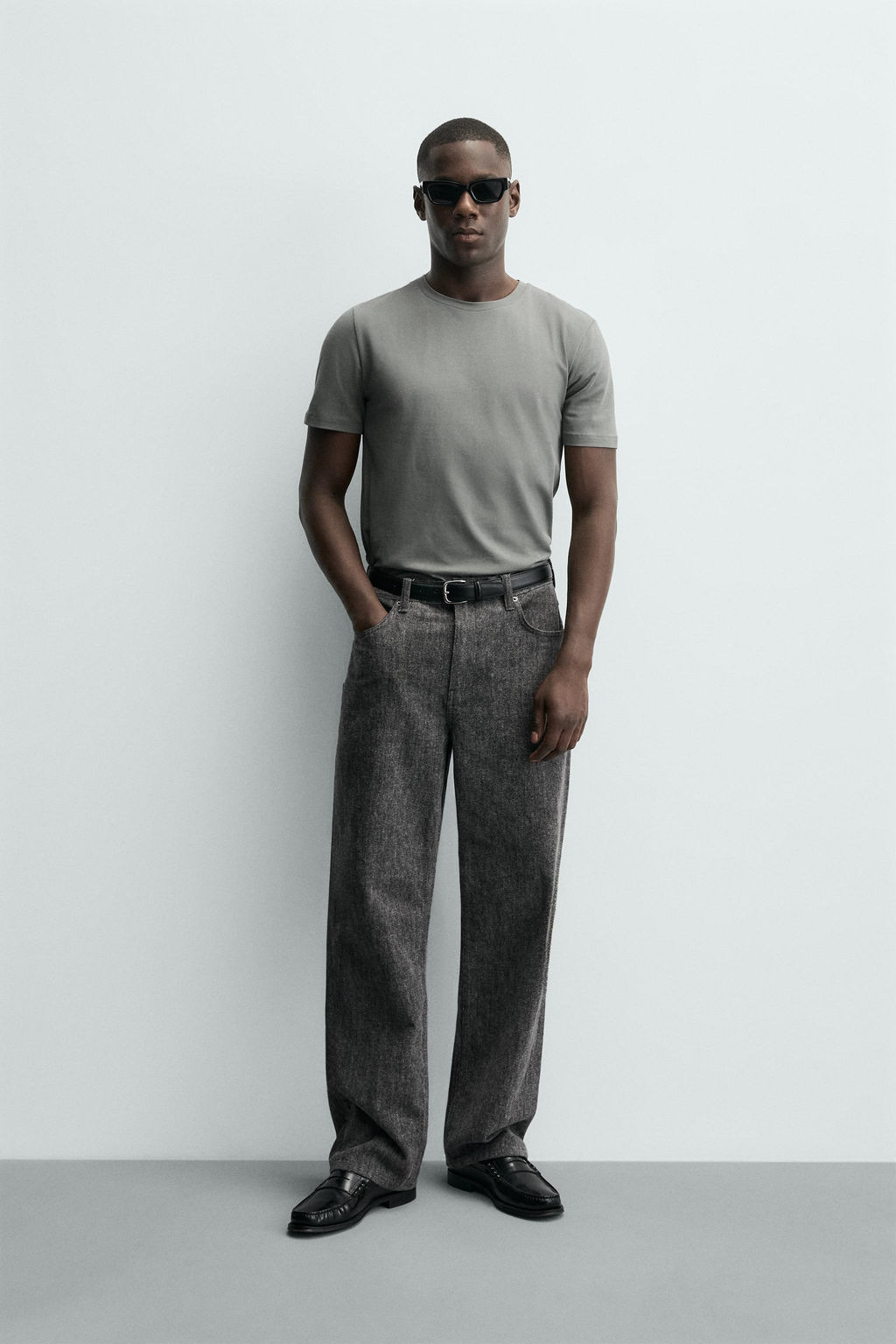BASIC SLIM FIT T-SHIRT - Zara фото 9