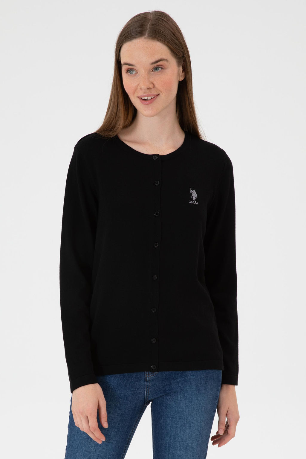 Kad_n Siyah Basic Triko H_rka