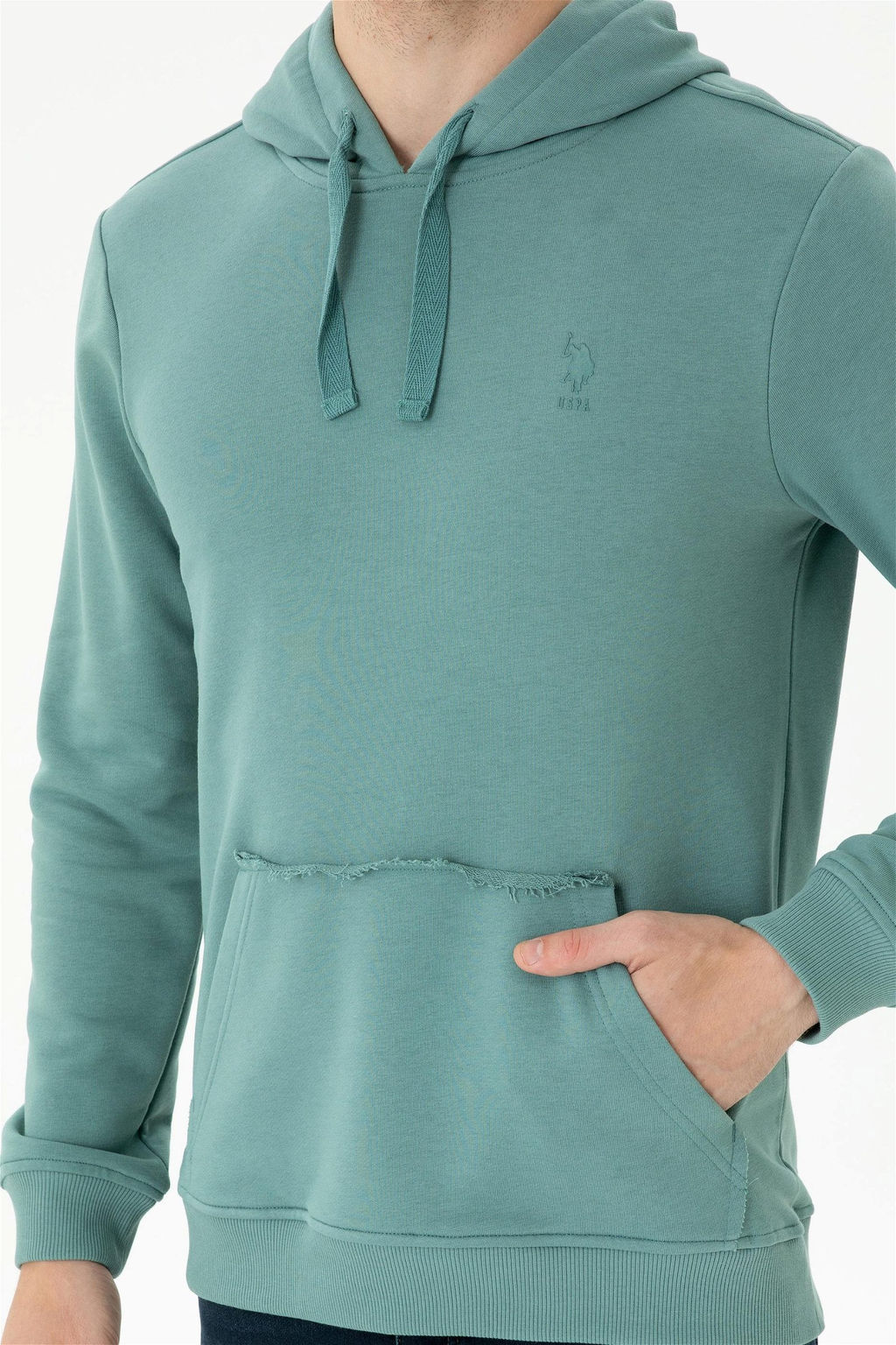 Мужской мятный свитшот - U.s. polo assn фото 13