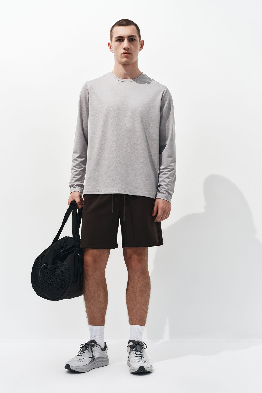 Bermudas de deporte efecto neopreno con DryMove - H&m фото 5