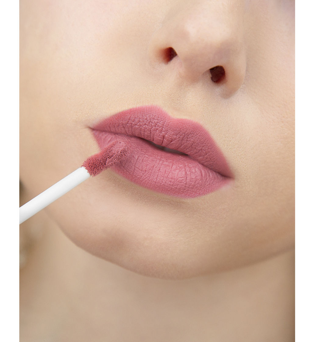 LuxVisage Блеск для губ PIN UP ultra matt тон 19 - Golden rose фото 2