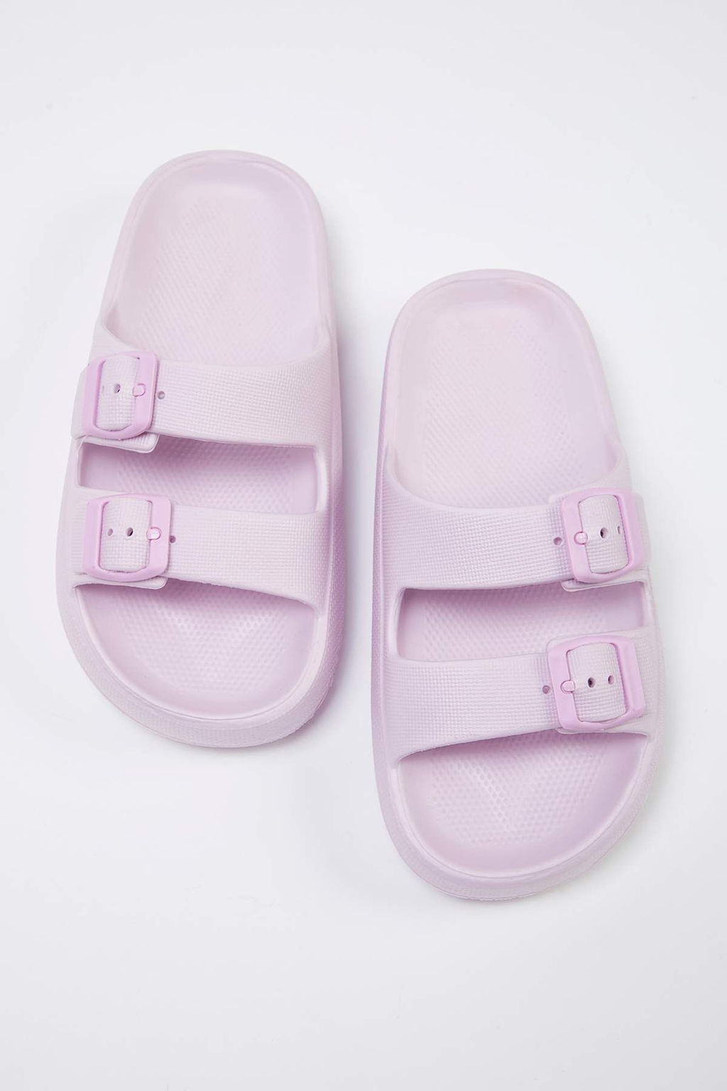 Trendyol Shoes Bej Cift Bantl? Toka Detayl? Hafif Taban Kad?n Terlik TAKSS25TE00019 - Trendyolmilla фото 14