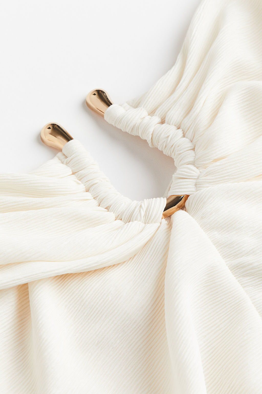 Vestido off-the-shoulder - H&m фото 2