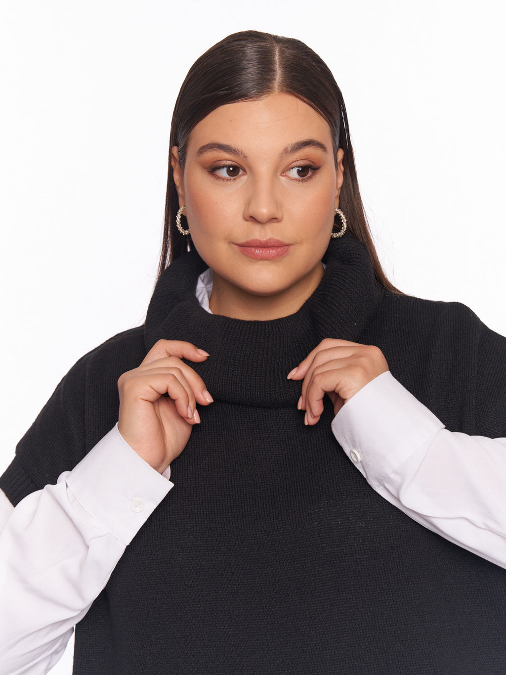 Безрукавка вязаная GL45532BLK01