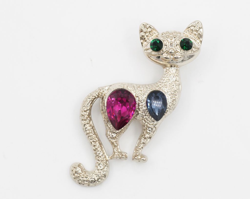 Брошь Кошка