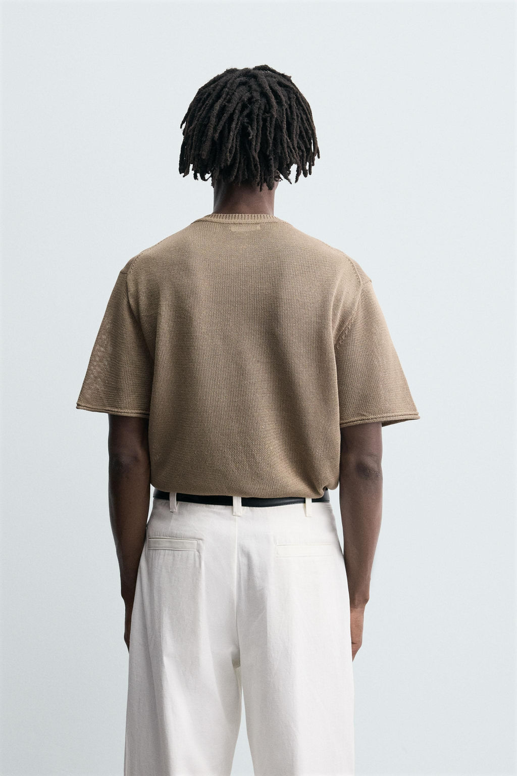 STRUCTURED KNIT T-SHIRT - Zara фото 3