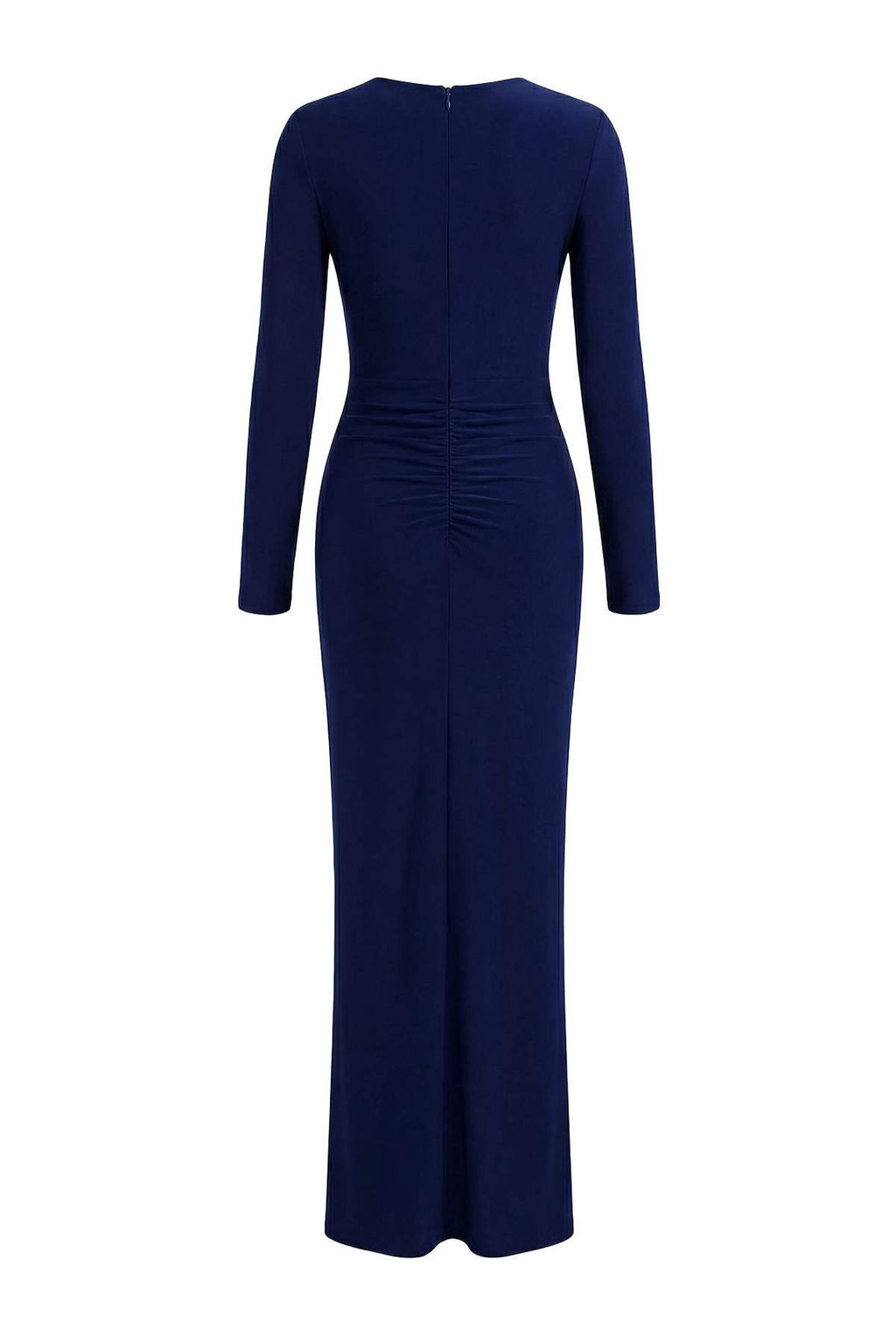 Lacivert Yaka Cut Out Detayl? Maxi Abiye & Mezuniyet Elbisesi TPRSS26AE00002