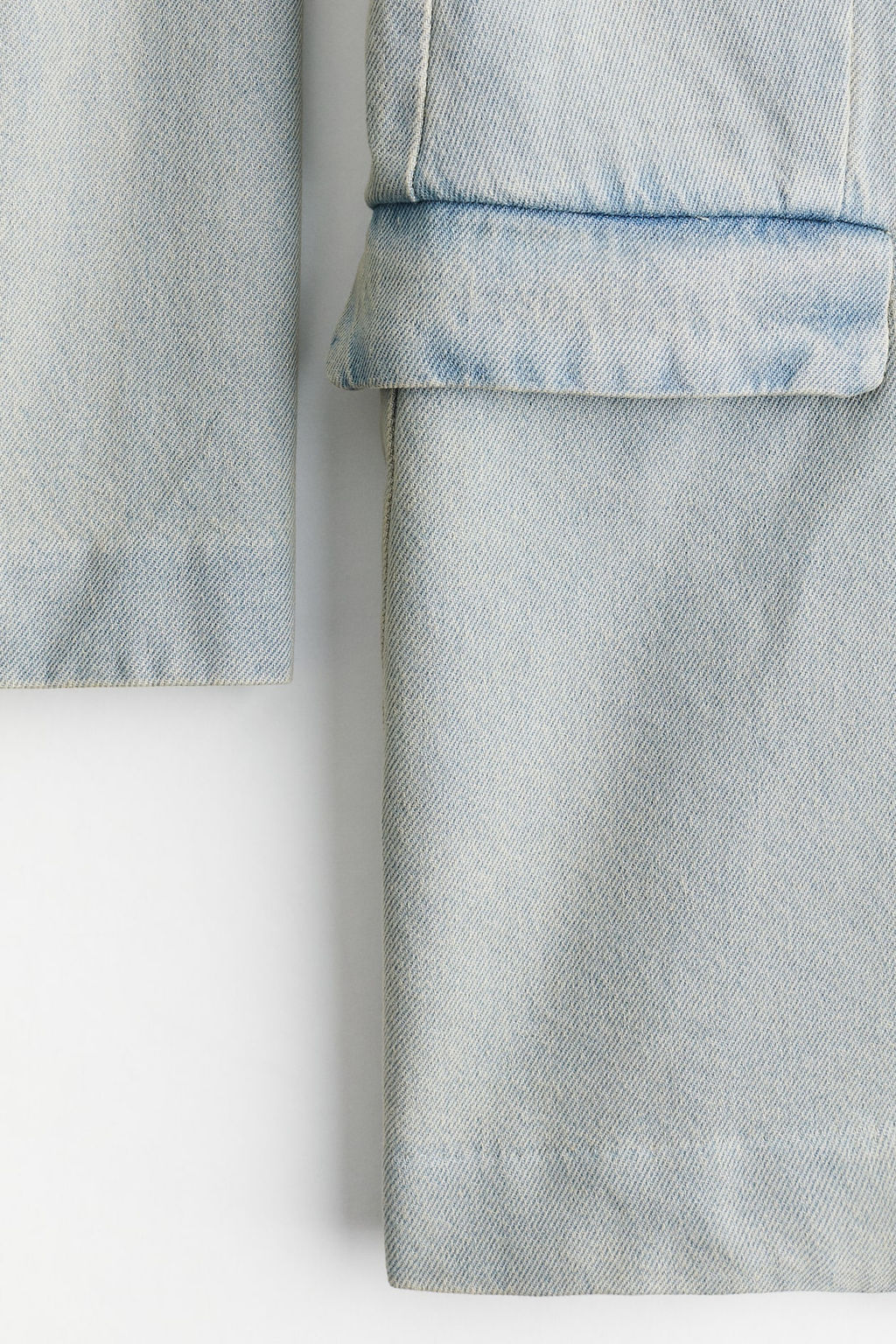 Americana de botonadura sencilla en denim - H&m фото 6
