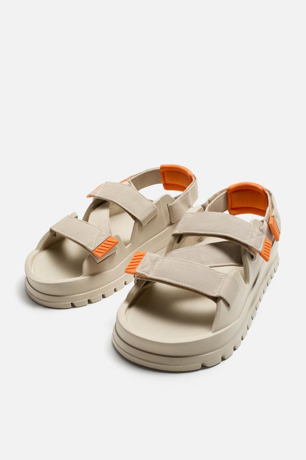 TECHNICAL STRAP SANDALS - Zara фото 4