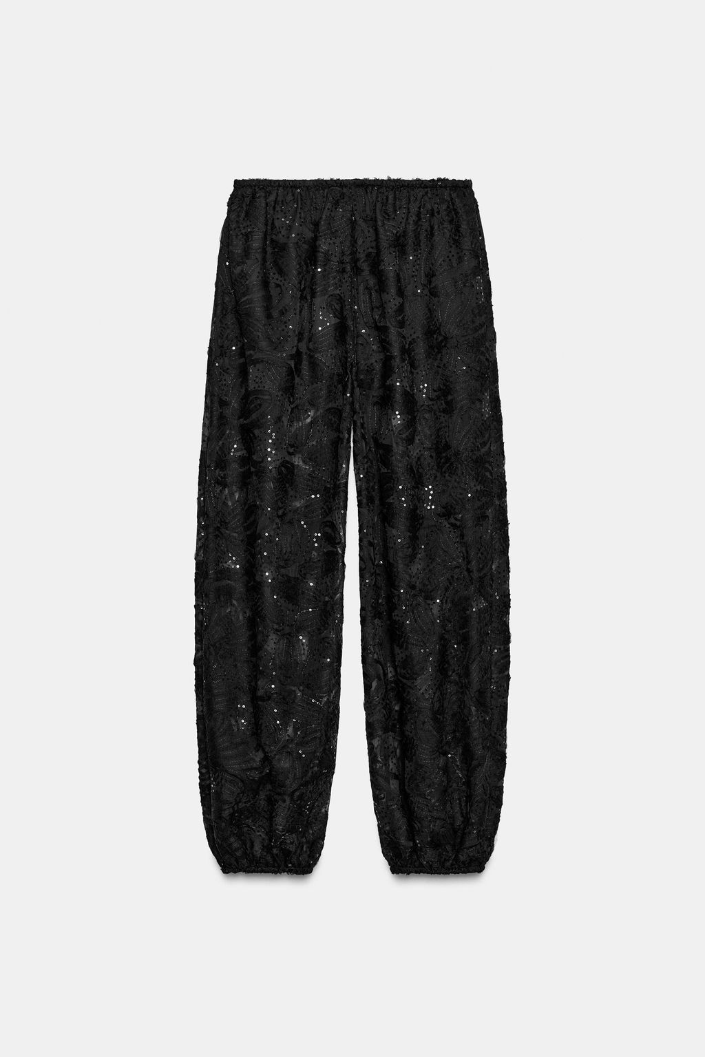 SEQUINNED BALLOON TROUSERS - Zara фото 2