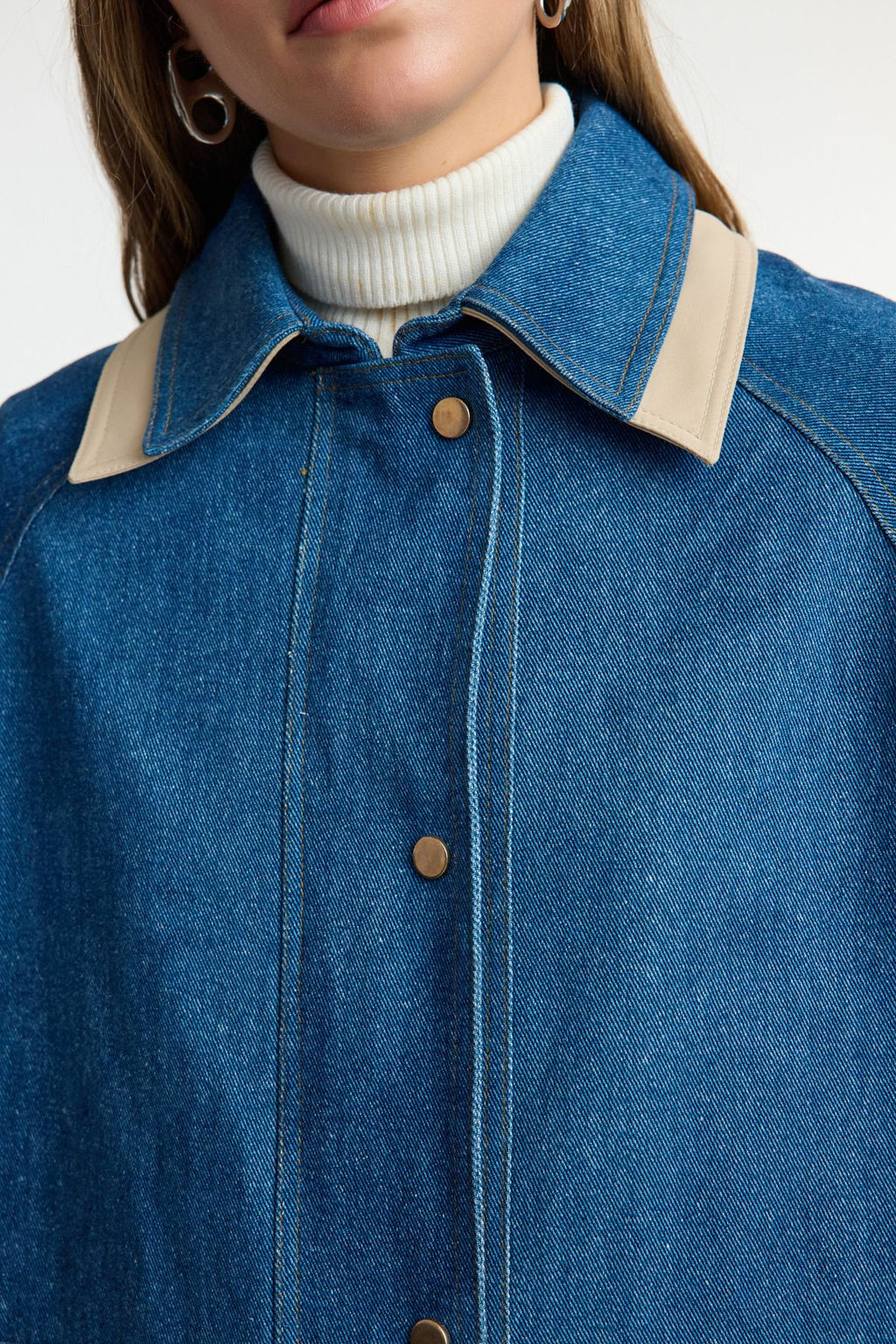 TRENDYOLMILLA Lacivert Oversize Mont TWOAW25MO00174 фото 3