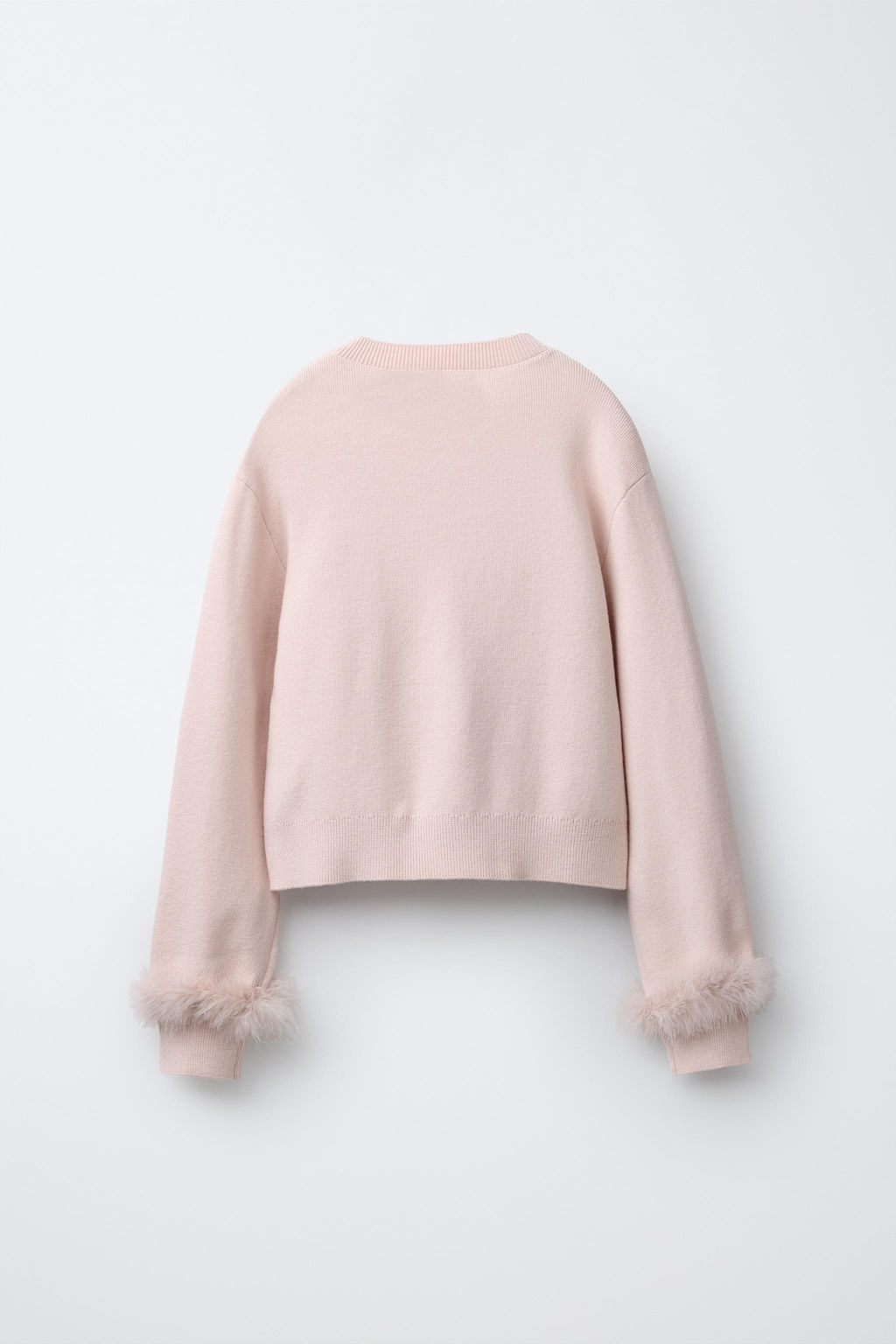 KNIT JUMPER WITH FEATHERS - Zara фото 3