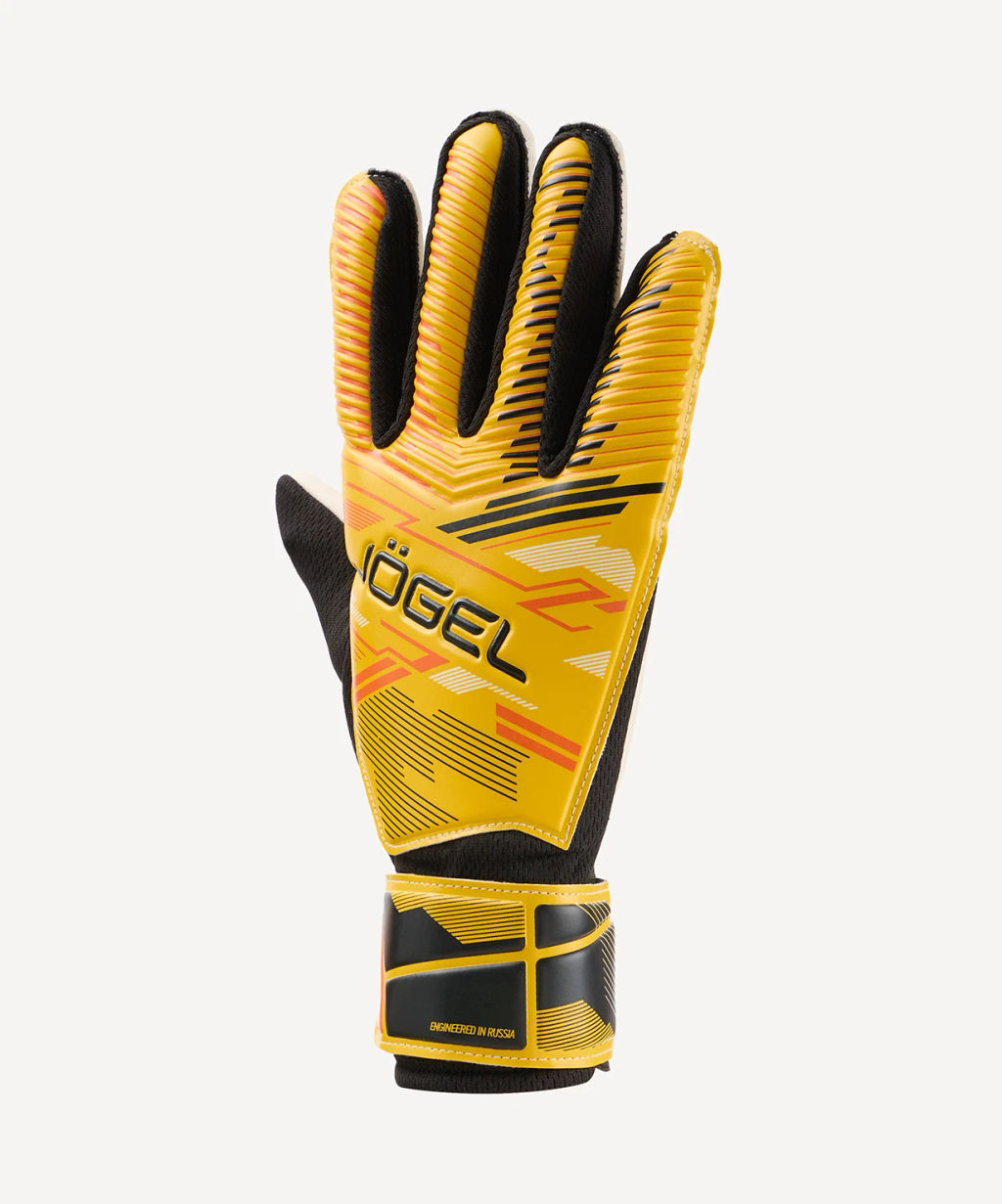 Перчатки вратарские JOGEL Magnum AL3 Flat, желтый  фото 2
