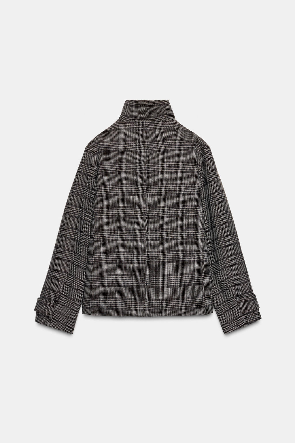 CHECKED DOUBLE-BREASTED JACKET - Zara фото 9
