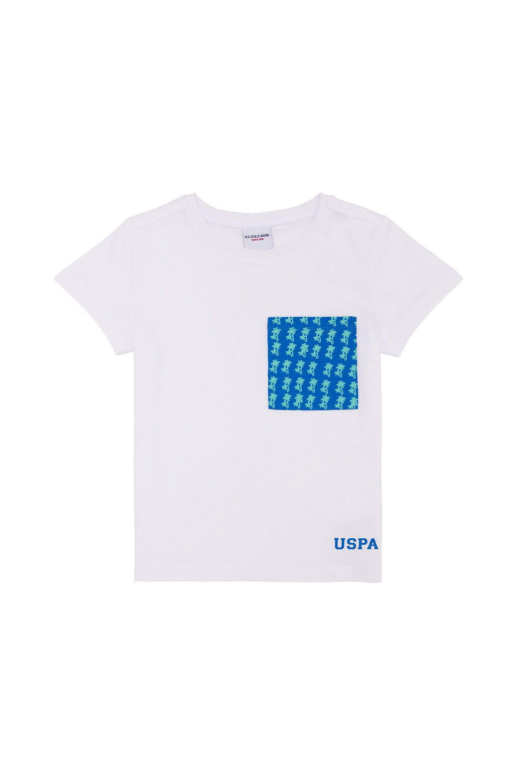 Детская белая футболка с круглым вырезом Неожиданная скидка в корзине - U.s. polo assn фото 3