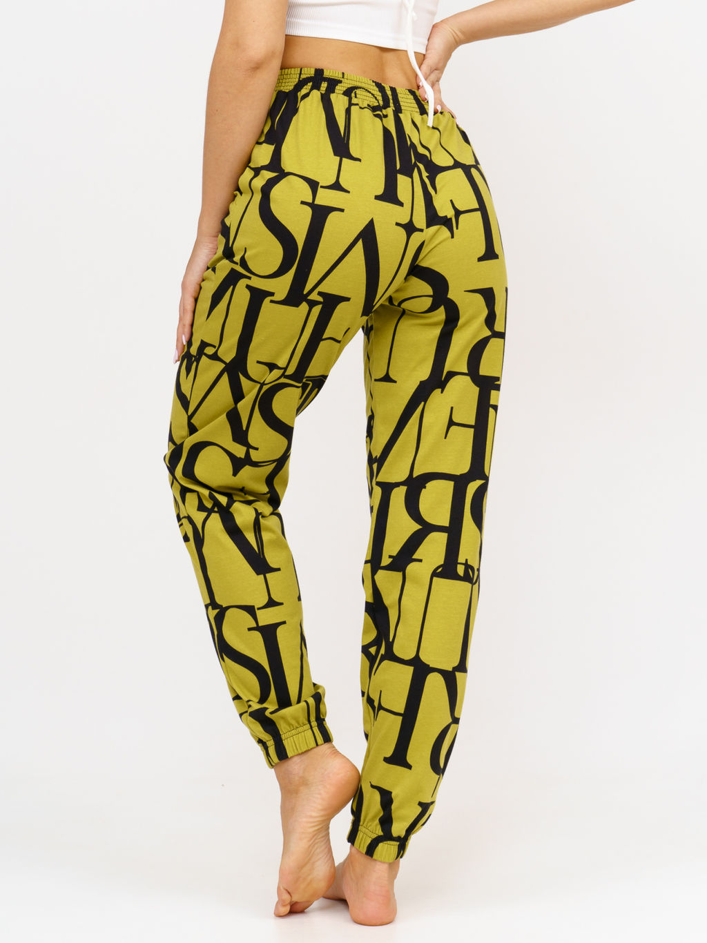 817 Брюки "горчичный"