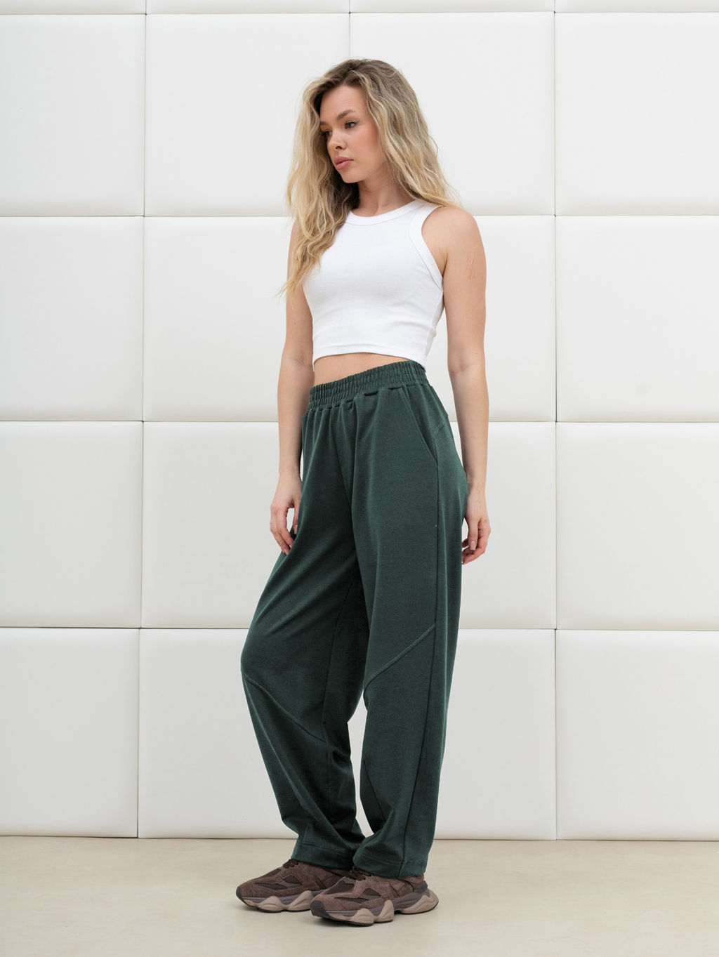 Брюки Бейс из футера с вискозой - Виотекс фото 15