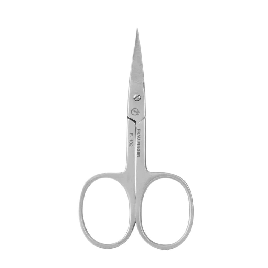 Frau Finger Ножницы маникюрные для ногтей изогнутые / Classic FS-102DP, матовые, ручная заточка, 9 см