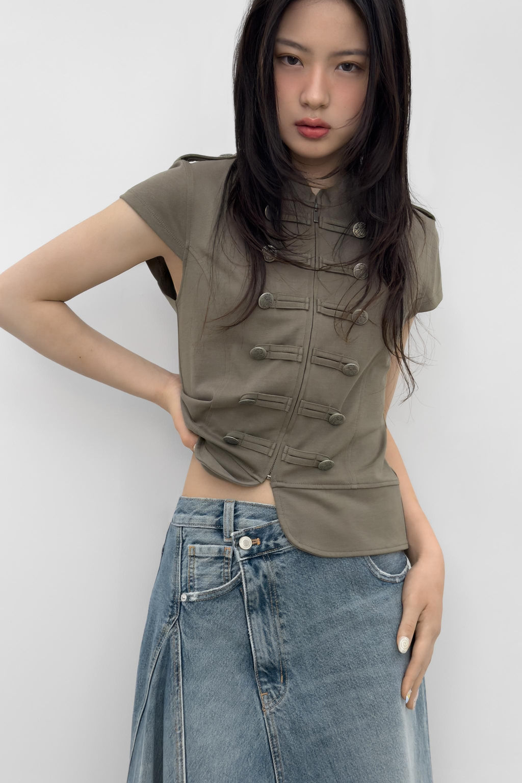 FALDA DENIM TRF ASIM?TRICA / Azul - Zara фото 2