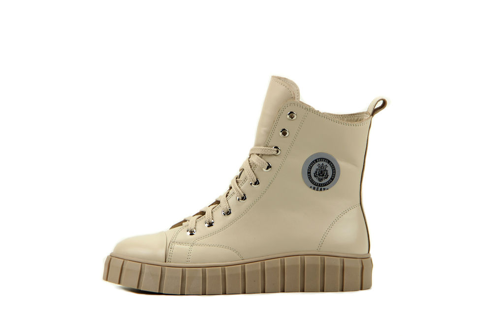 Ботинки 215.1918be.Beige/Шерсть