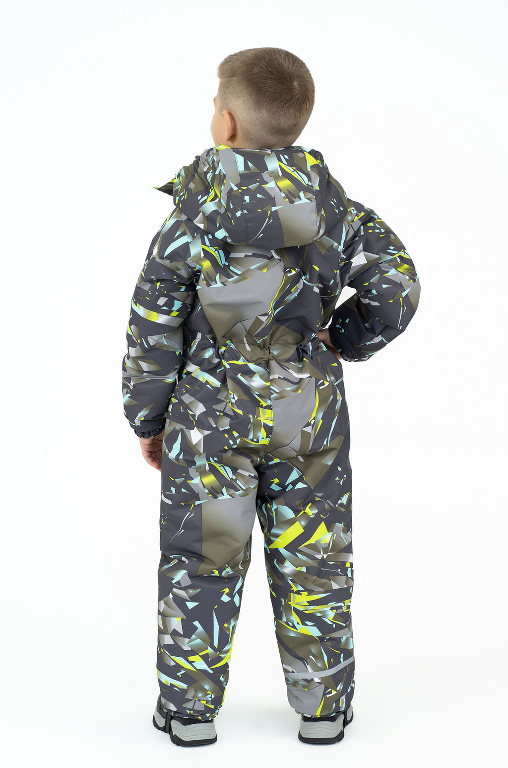 Комбинезон евро зима серыйосколки