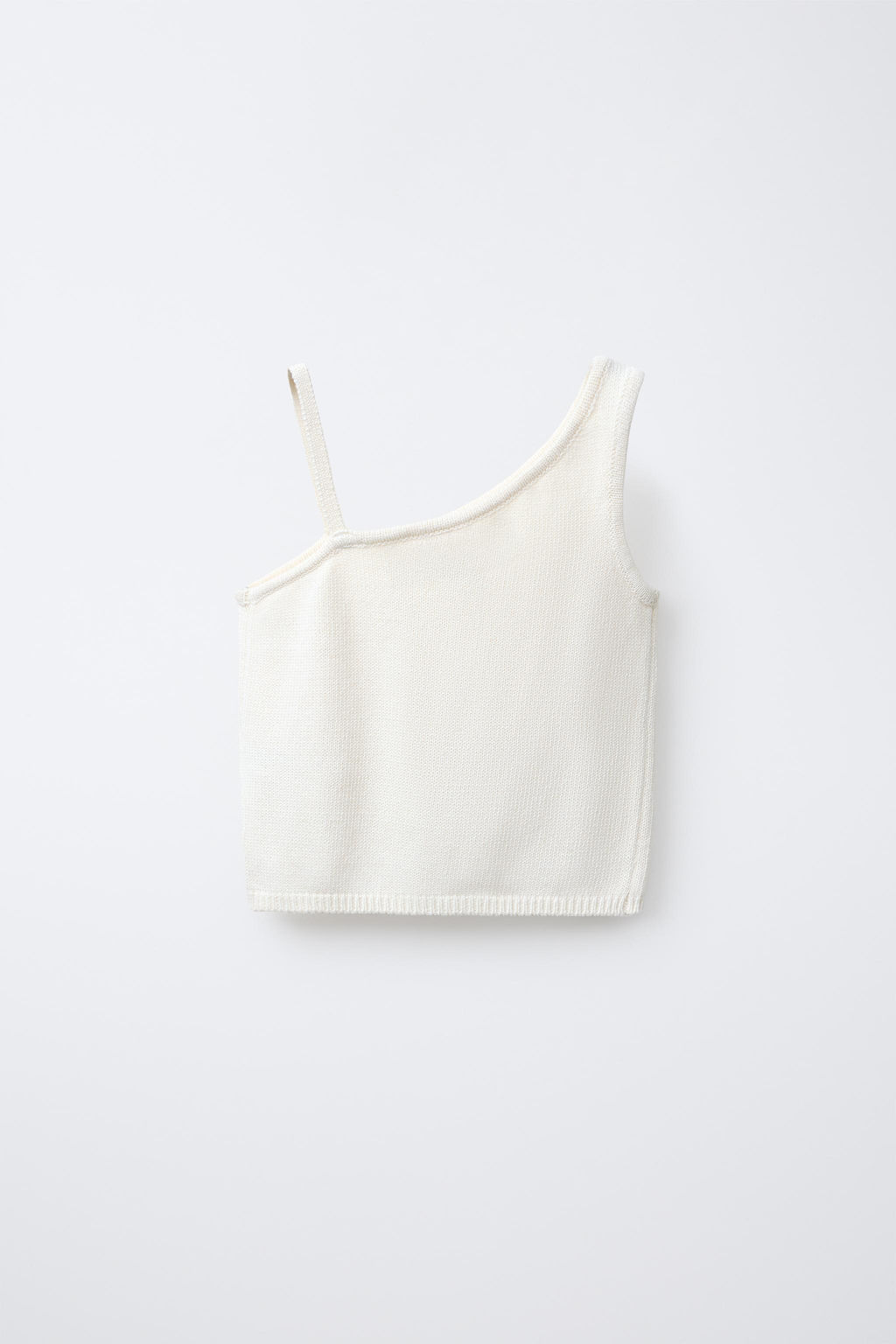 ASYMMETRIC BEADED KNIT TOP - Zara фото 2