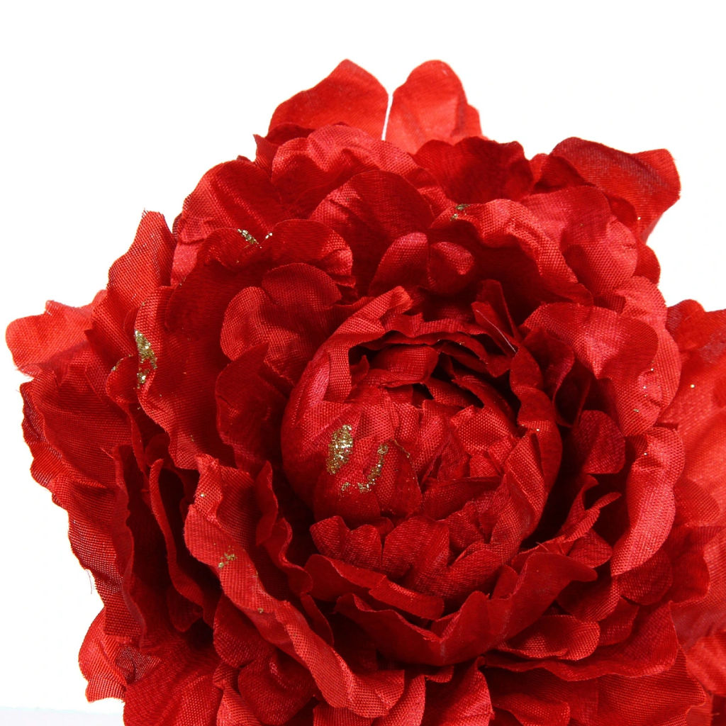 Искусственные цветы "FLOWERS GLAMOUR" 60см Пионы 2 цветка красные