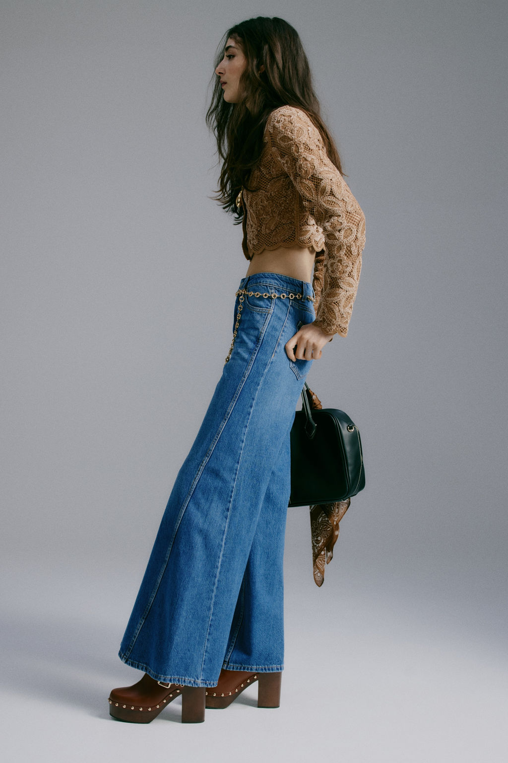 Flared High Waist Jeans - H&m фото 2