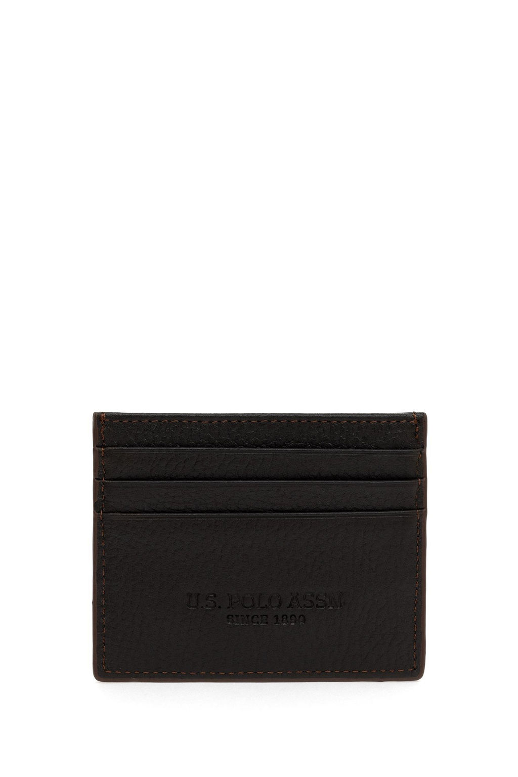 Мужская коричневая визитница - U.s. polo assn фото 3