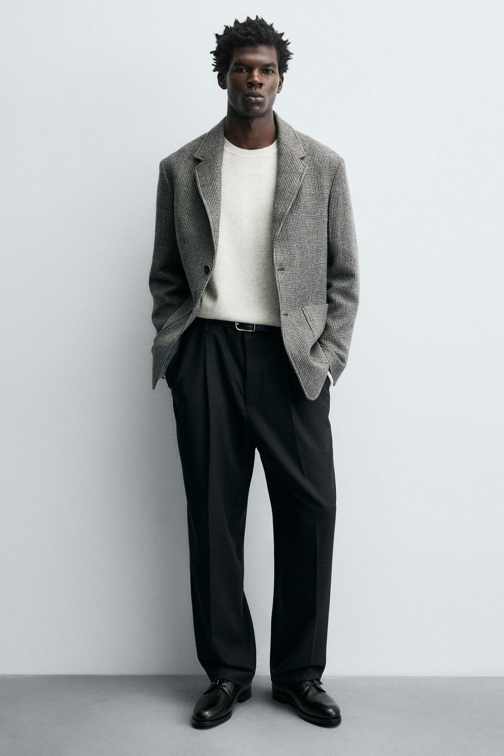 ZAPATO PIEL VESTIR / Negro - Zara фото 2