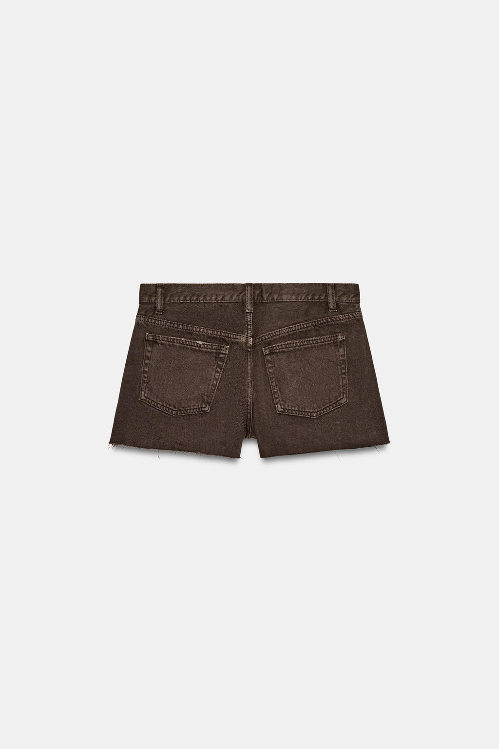 TRF COLOURED DENIM MID-WAIST BERMUDA SHORTS - Zara фото 6
