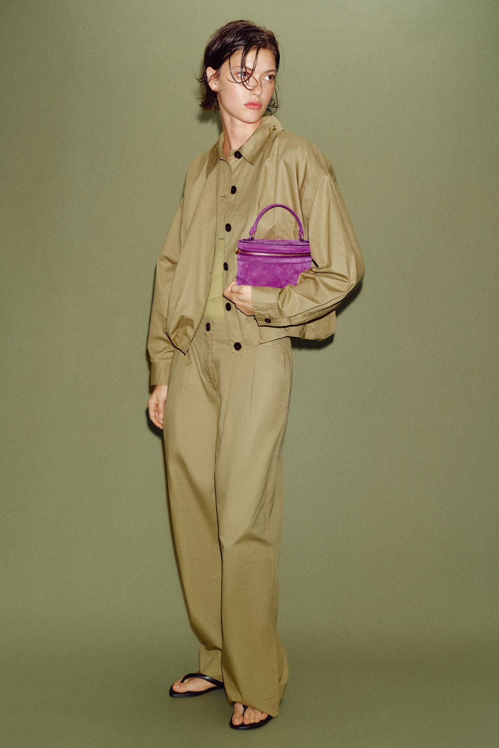 BOLSO VANITY PIEL / Morado - Zara фото 2