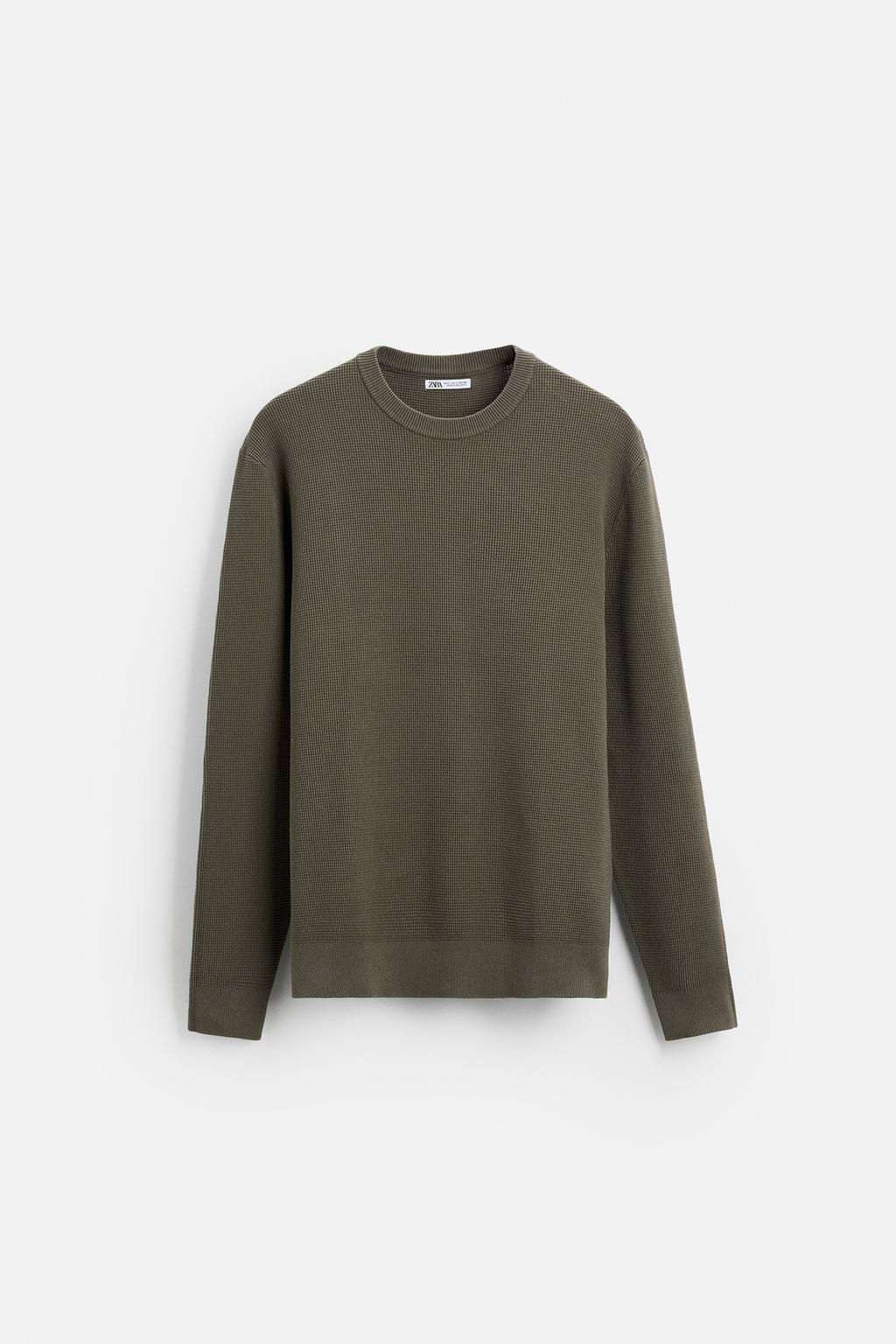 TEXTURED BASIC SWEATER - Zara фото 30