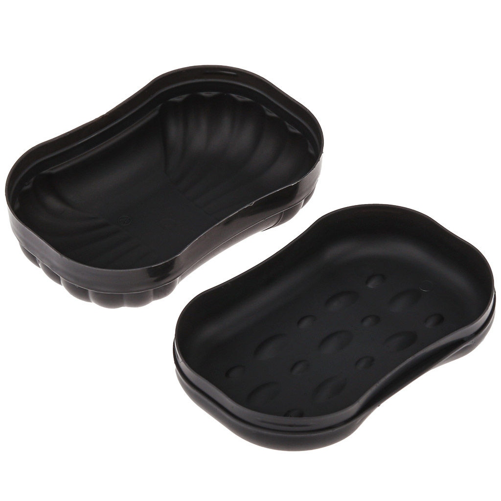 Мыльница дорожная пластмассовая Фигурная 11,5х7,5х6см, темно-серый (Россия) - Домашняя мода фото 3