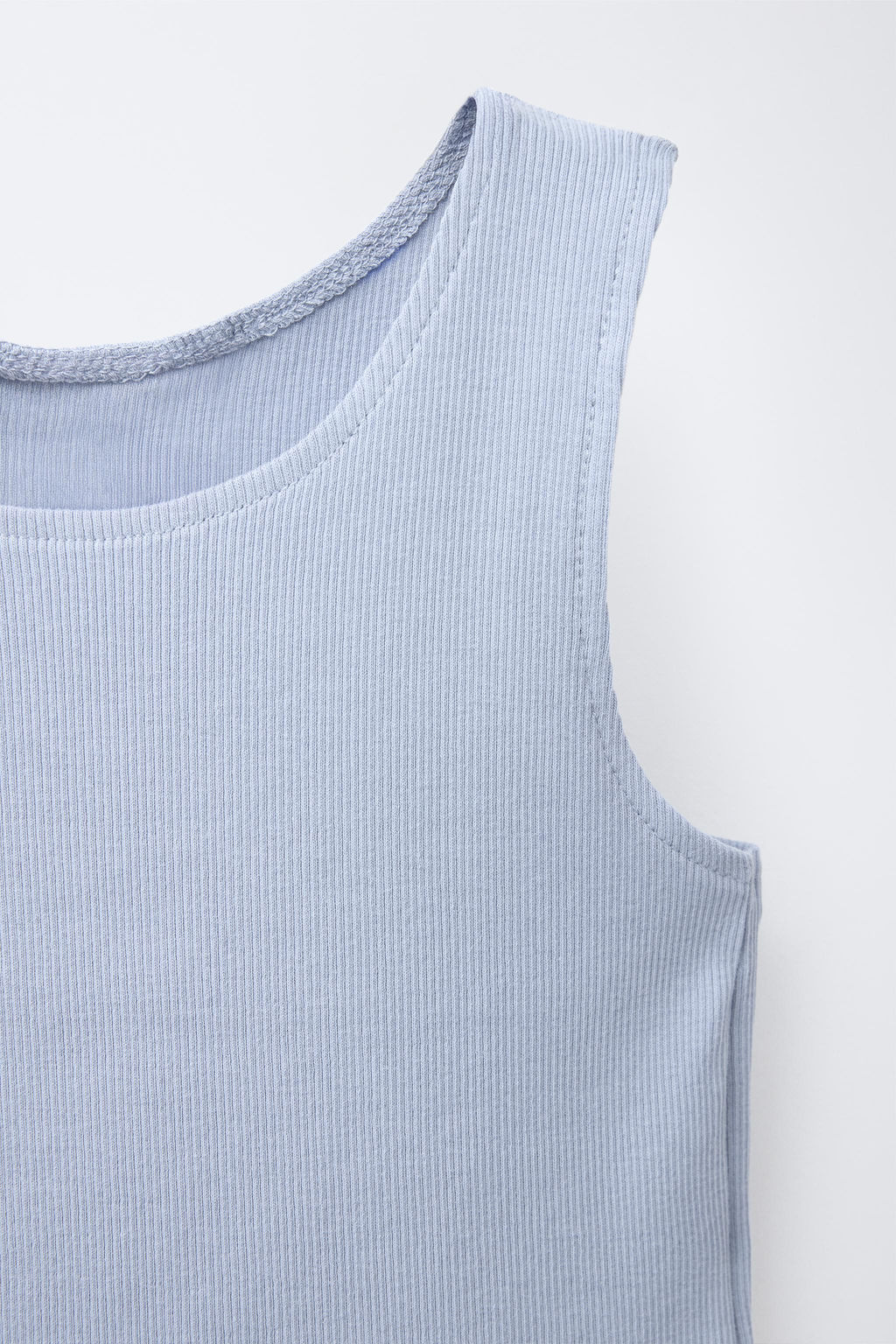 3-PACK OF RIBBED RACERBACK T-SHIRTS - Zara фото 4