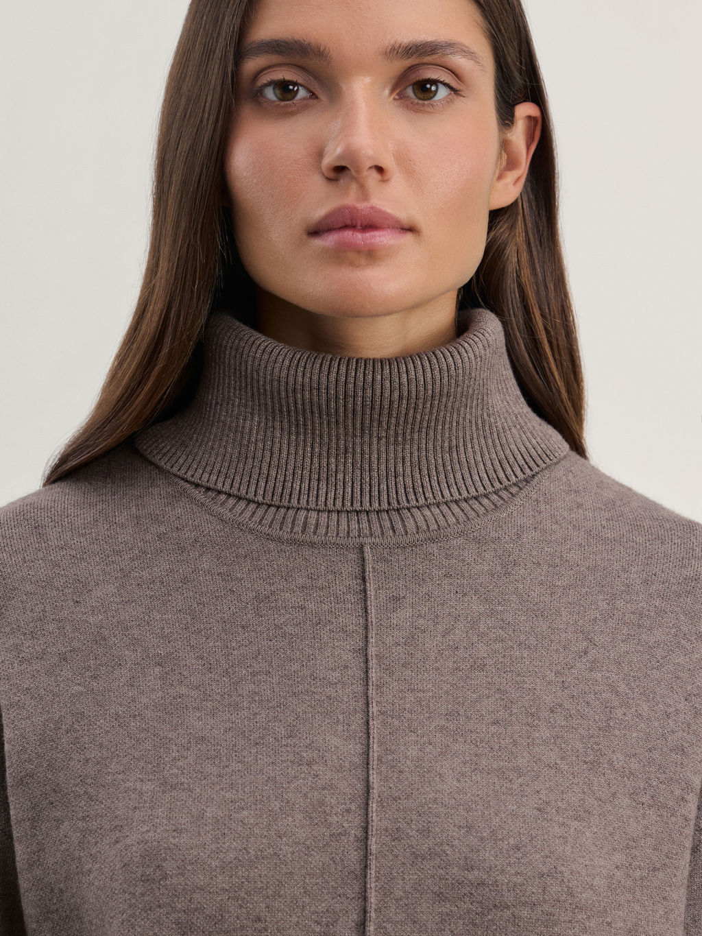 Джемпер из вискозы со швом / Zarina  фото 6