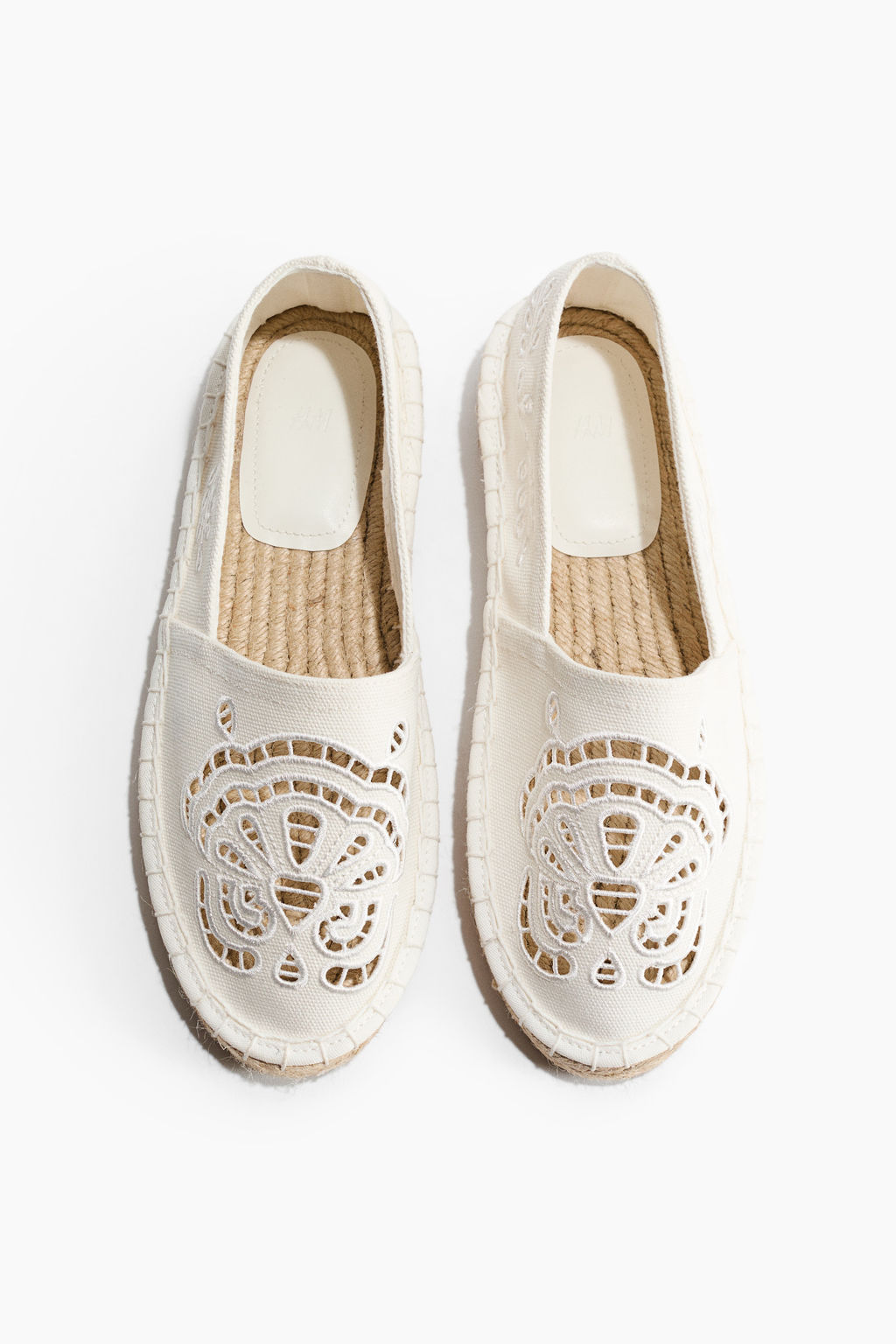 Alpargatas con bordado ingl?s - H&m фото 3