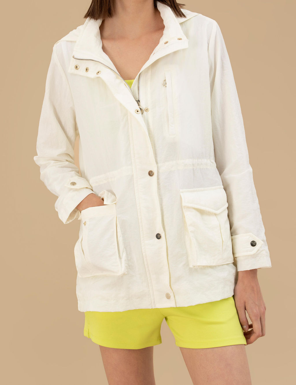 Ekru Standart Fit Mevsimlik Mont - Pierre cardin фото 6