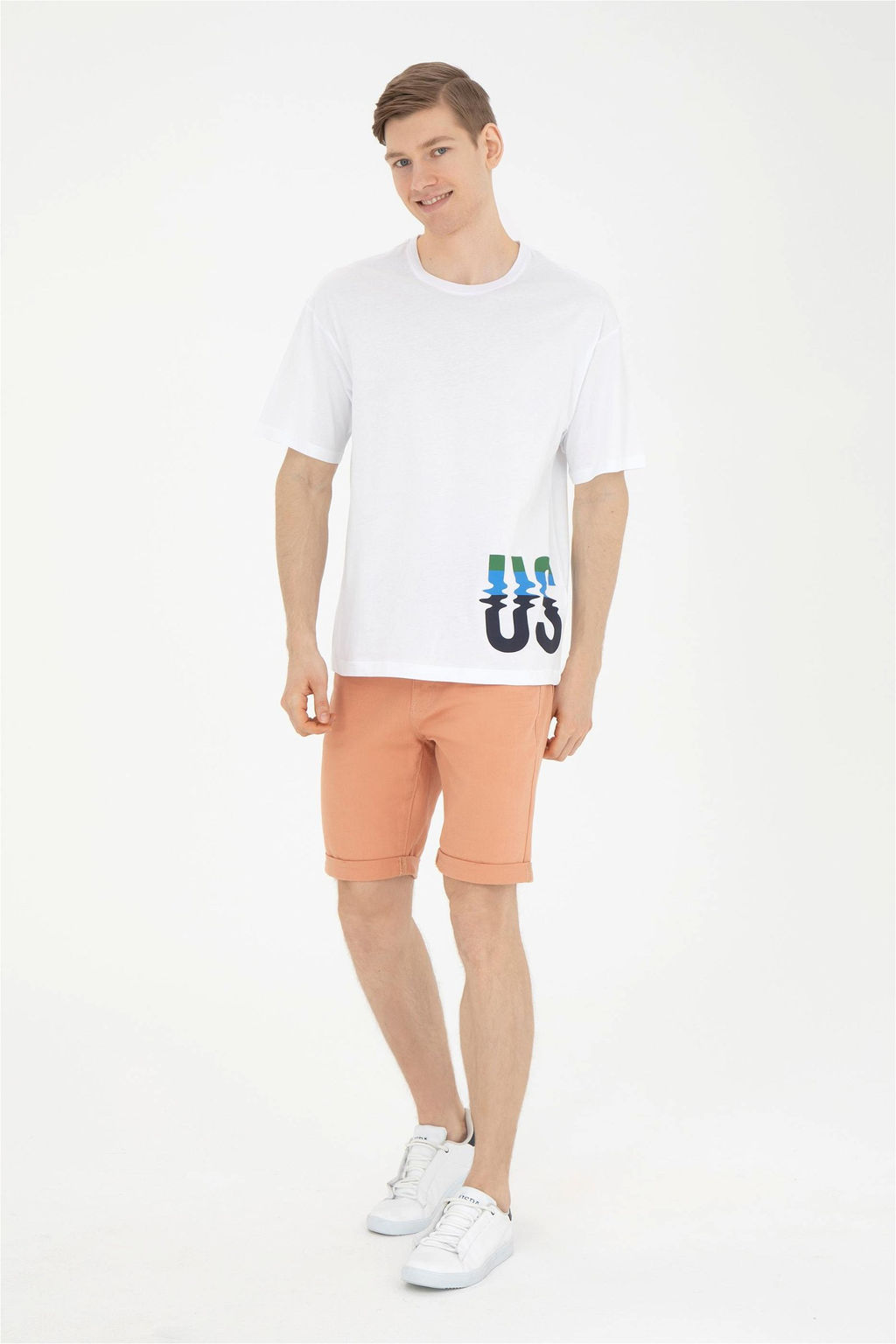 Мужская белая футболка - U.s. polo assn фото 4