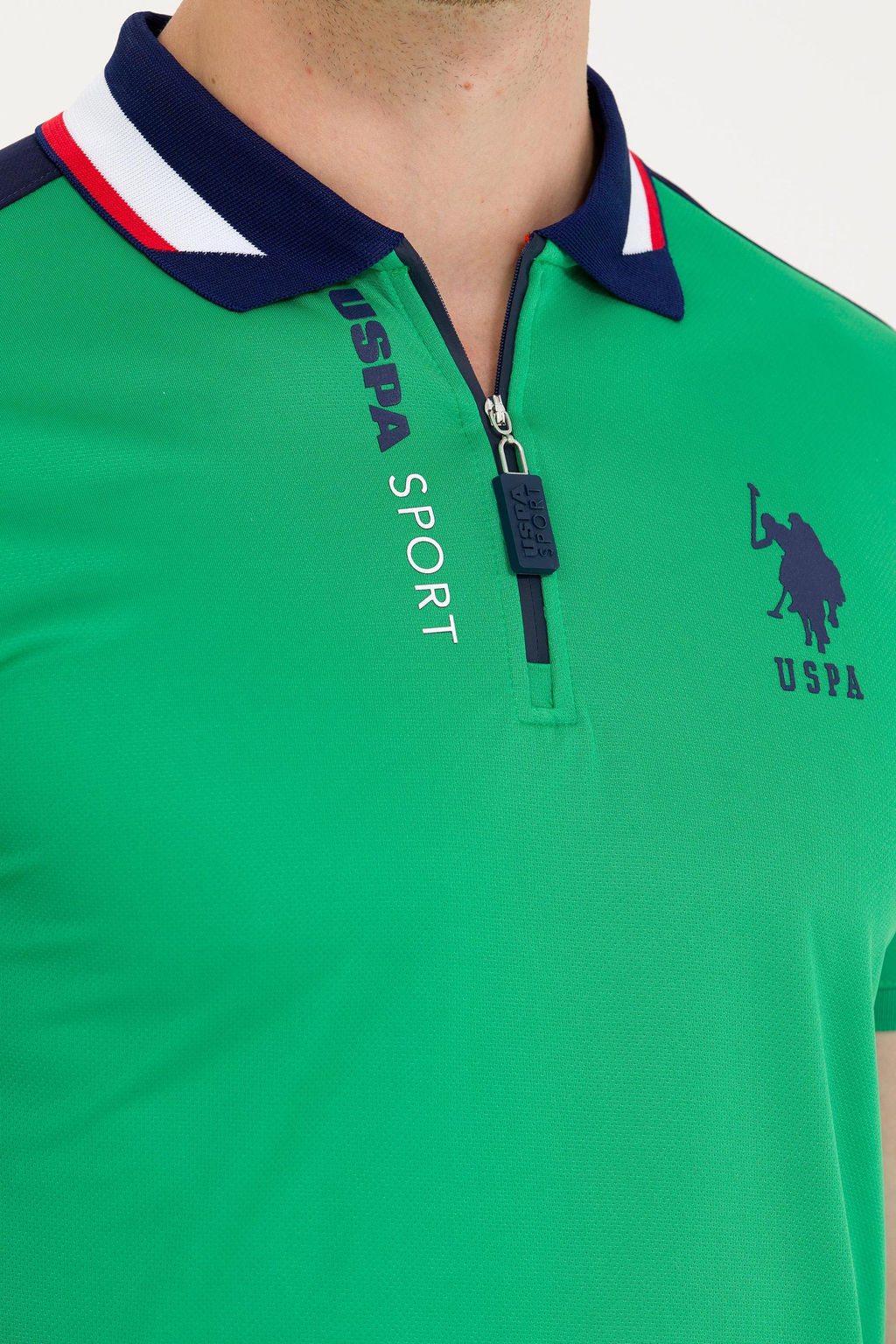 Мужская зеленая футболка - U.s. polo assn фото 7